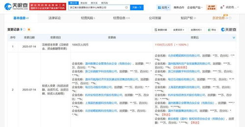 浙江省大數據聯合計算中心資本實力躍升，增資至1.1億元加速網絡與信息安全軟件開發